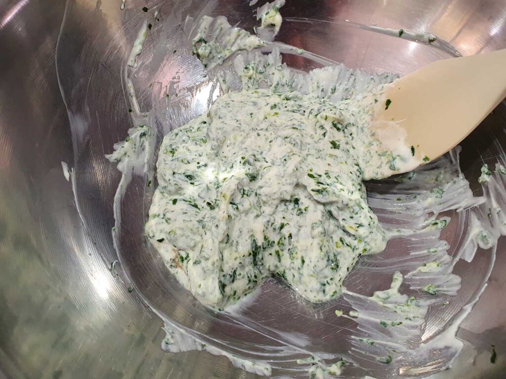 spinach and yogurt 