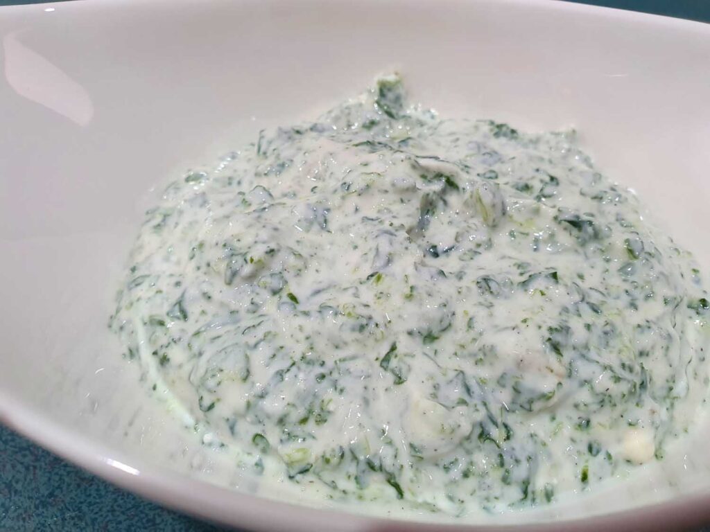 Yoghurt & Spinach - Mast-o Esfenaj