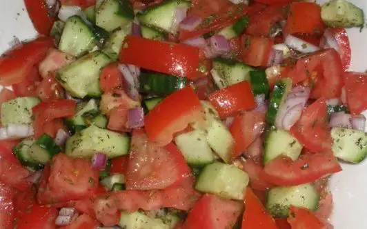 Shirazi Salad – Persian Tomato & Cucumber Salad