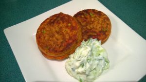 Zucchini and Beetroot Fritters