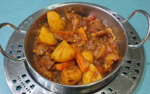 Persian Chicken Stew with Dried Apricots and Prunes